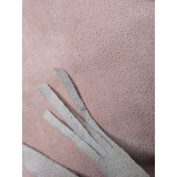 Zoe Wittner Design Women's EU 40 US 9 Pink Suede Boots Pull On Rubber Sole - Picture 15 of 15